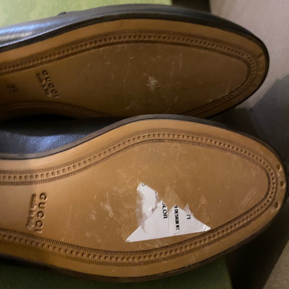 Gucci Brixton Leather Horsebit Loafers Size 35/5 *Floor sample* - Picture 5 of 14